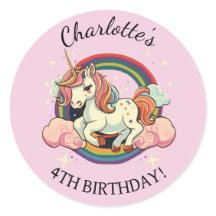 Pegatinas mágicos de unicornio