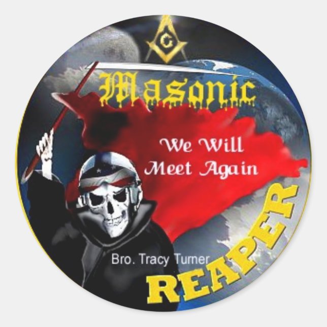 Pegatinas Masonic Reaper (Anverso)