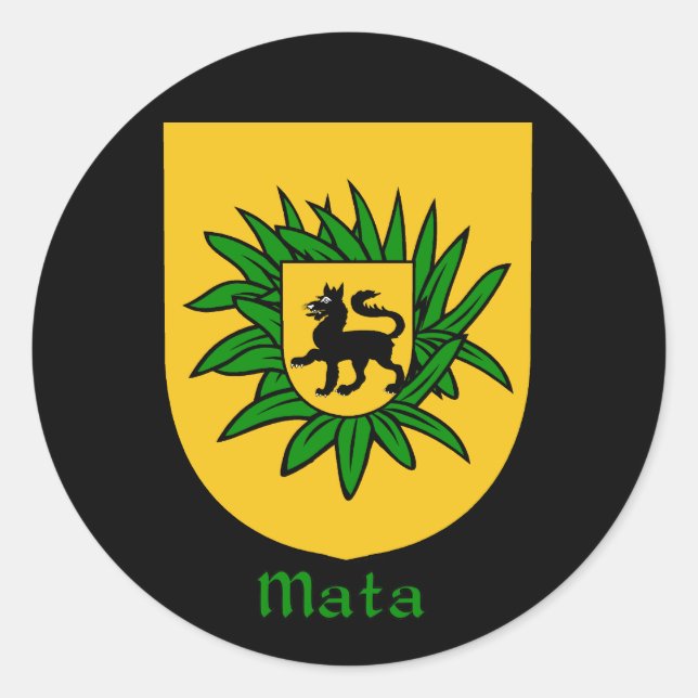 Pegatinas Mata Family Shield (Anverso)