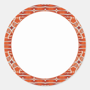 Pegatinas mates redondas de JENGIBRE 3,8 cm