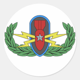 Pegatinas mayores de la insignia del EOD