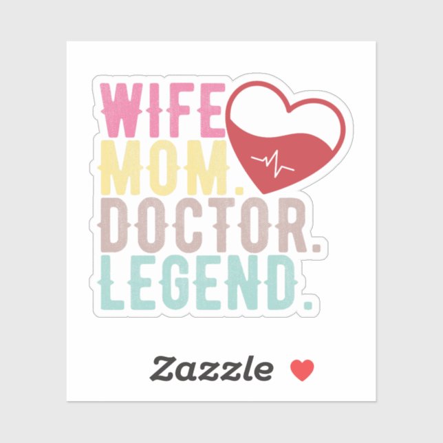 Pegatinas médicos, Pegatinas de salud, Médico Papá (Hoja)