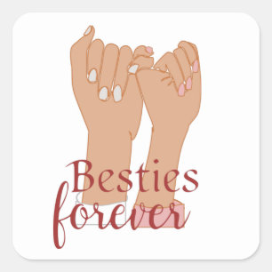 Pegatinas Mejores Amigas por Siempre