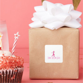 Pegatinas mellizos minimalistas