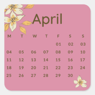 Pegatinas mes del año - April (S'F) *2022