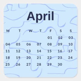 Pegatinas mes del año - April (S'K) *2022