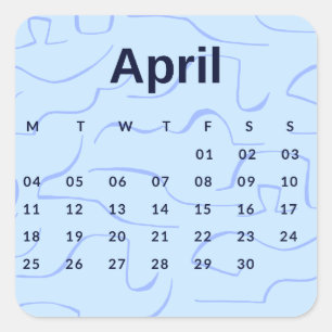 Pegatinas mes del año - April (S'K) *2022
