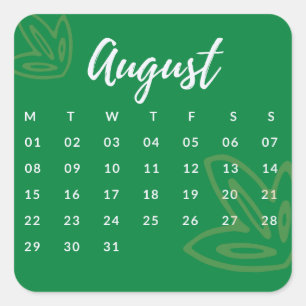 Pegatinas mes del año - August (S'G) *2022