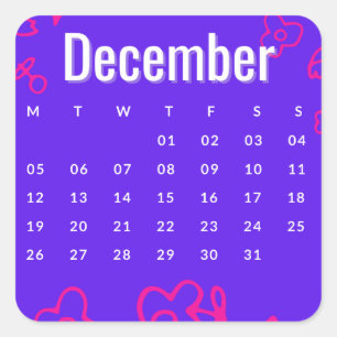 Pegatinas mes del año - December (S'C)