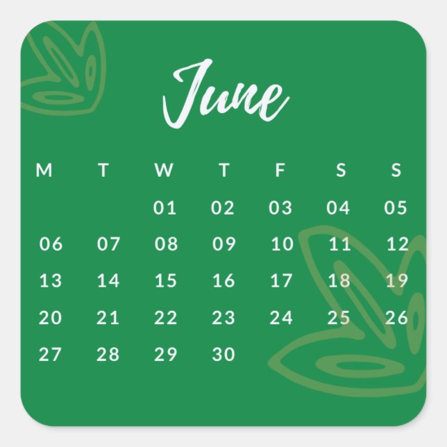 Pegatinas mes del año - June (S'G) *2022 (Anverso)