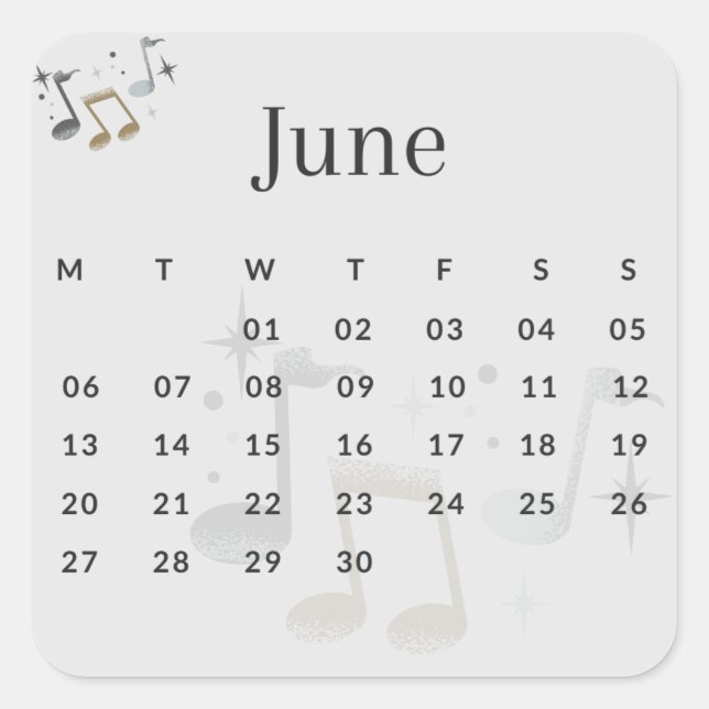 Pegatinas mes del año - June (S'I) *2022 (Anverso)