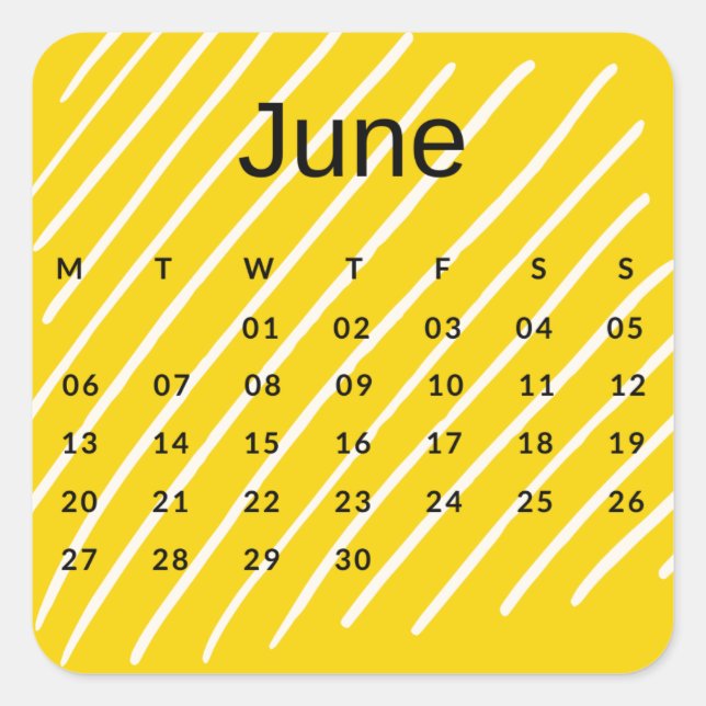 Pegatinas mes del año - June (S'J) *2022 (Anverso)