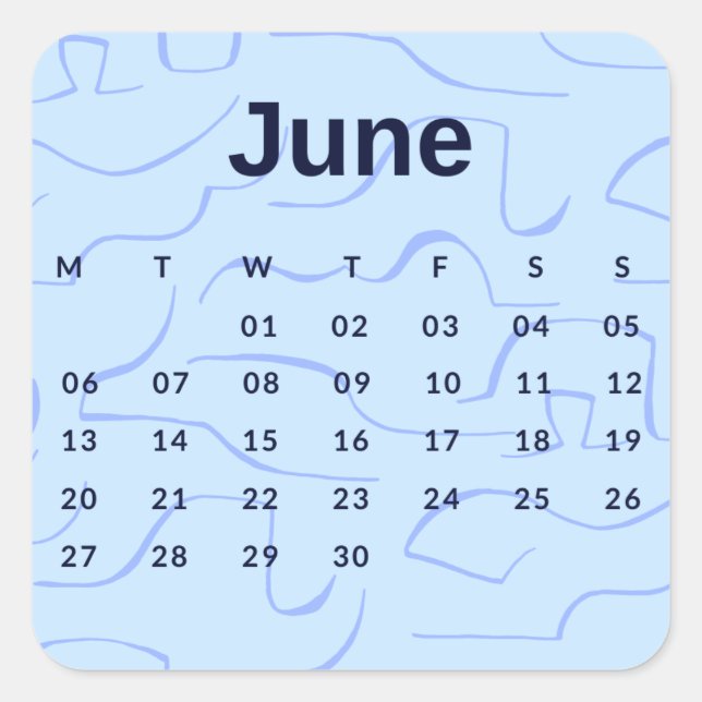 Pegatinas mes del año - June (S'K) *2022 (Anverso)