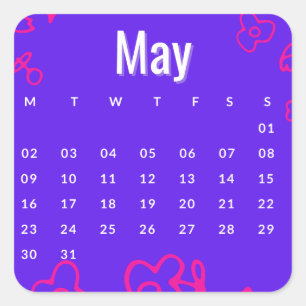 Pegatinas mes del año - May (S'C)