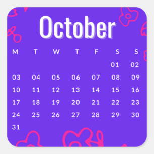 Pegatinas mes del año - October (S'C)