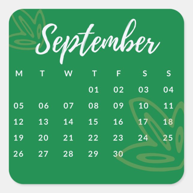 Pegatinas mes del año - September (S'G) *2022 (Anverso)