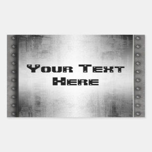 Pegatinas metalizado del Grunge