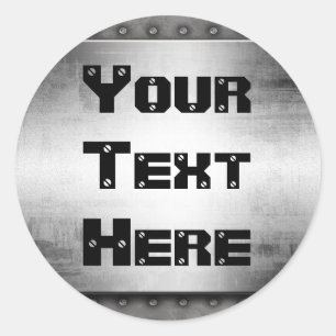 Pegatinas metalizado del Grunge de la mirada