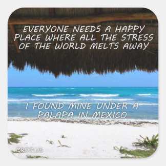 Pegatinas mexicanos de Happy Place (hoja de 6)