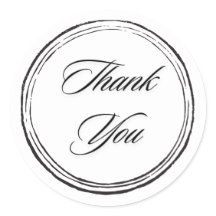 Pegatinas minimalistas de gracias