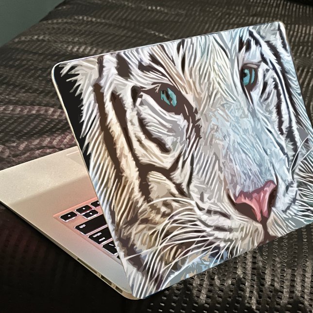 Pegatinas modernos de piel de portátil de tigre bl (Subido por el creador)