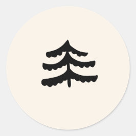 Pegatinas modernos y sencillos