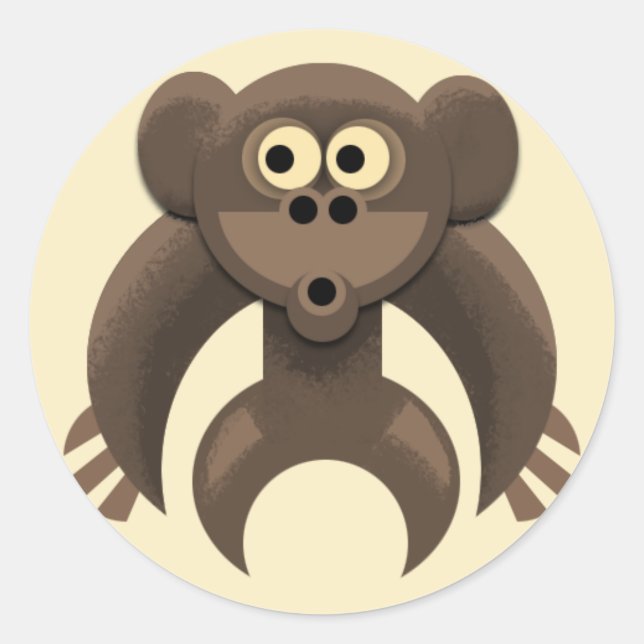 Pegatinas monkeypit (pequeños) (Anverso)