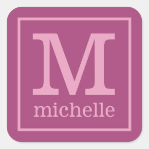 Pegatinas monográficas y de nombres para personali