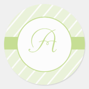 Pegatinas monográficos del patrón de franjas verde