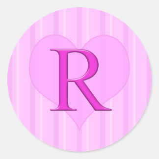 Pegatinas monográficos rosados R 001