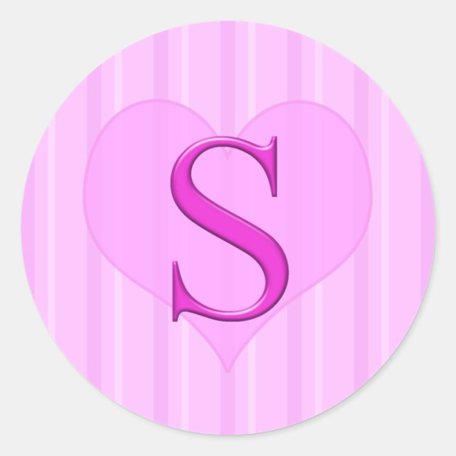 Pegatinas monográficos rosados S 001 (Anverso)