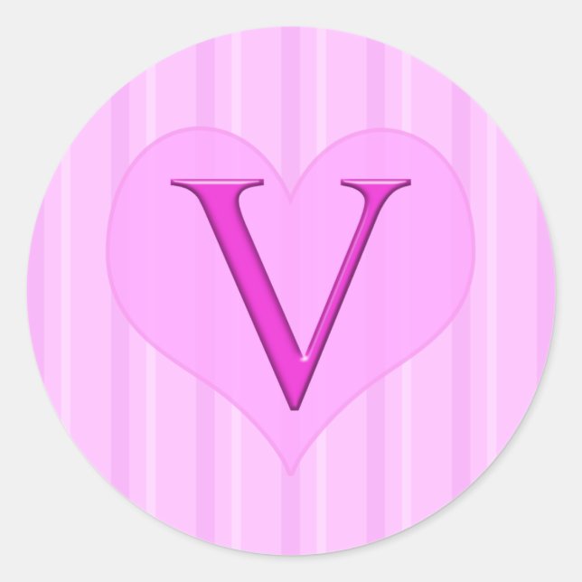 Pegatinas monográficos rosados V 001 (Anverso)