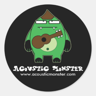 Pegatinas Monstruos Acústicos - Gran tamaño