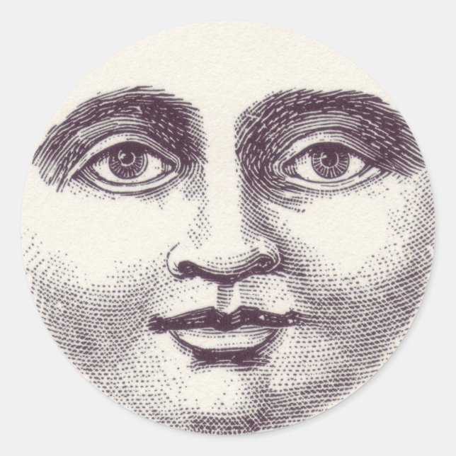 Pegatinas Moon Face (Anverso)
