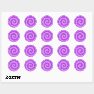 Pegatinas Morple Lollipop Swirl Circle
