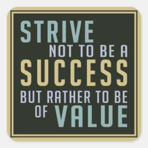 Pegatinas motivacionales de éxito y valor