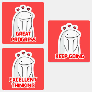 Pegatinas motivacionales para estudiantes