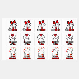 Pegatinas motivacionales reducidos: conjunto de re