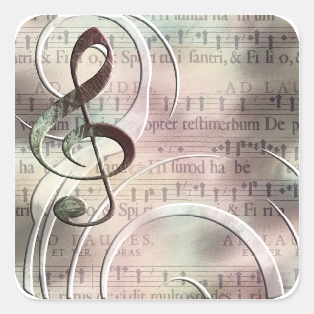 Pegatinas musicales de época (Anverso)