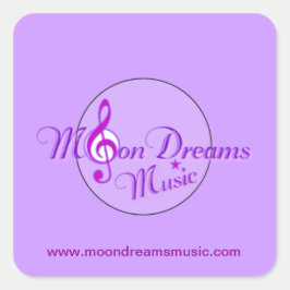 Pegatinas musicales de MoonDreams - Hoja de 20
