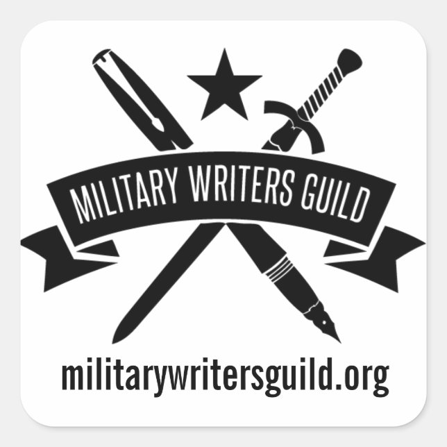 Pegatinas MWG cuadrados pequeños (1,5") (Anverso)