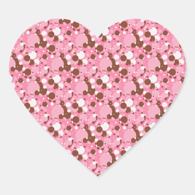 Pegatinas napolitanos 02 Pink Dark-HEART (Anverso)