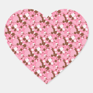 Pegatinas napolitanos 02 Pink Dark-HEART
