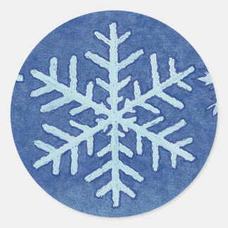 Pegatinas navideñas de copas de nieve