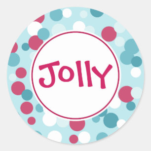 Pegatinas navideñas de Jolly Dot