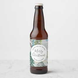 Pegatinas navideñas encantadas de invierno