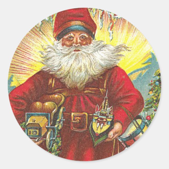 Pegatinas navideñas para niños de Victoria (Anverso)