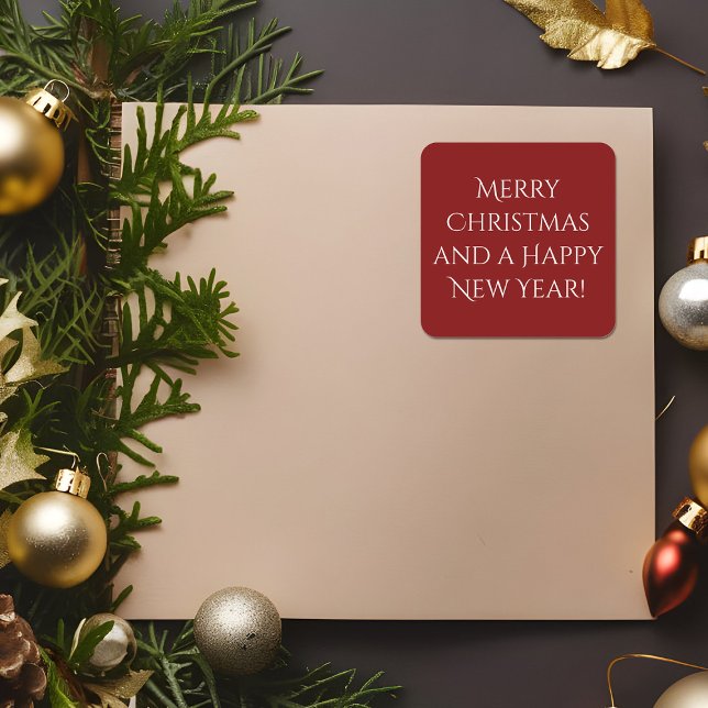 Pegatinas Navideñas Rojo Intenso (Subido por el creador)