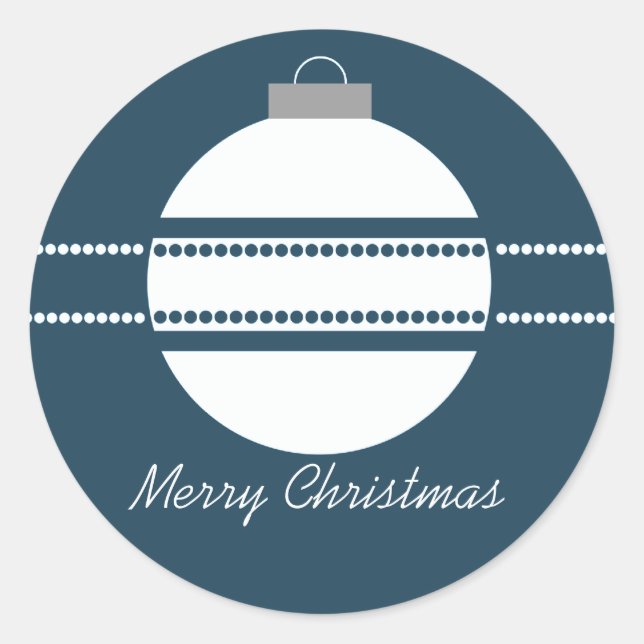Pegatinas navideñas simples adornos de Moda (Anverso)
