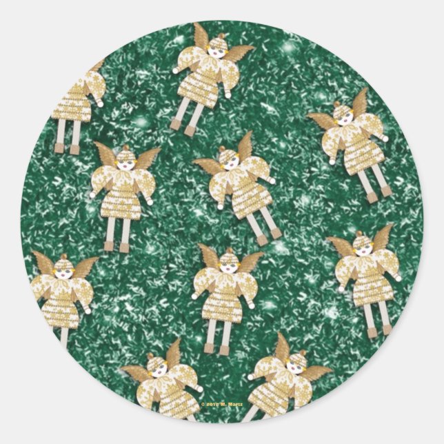 Pegatinas navideñas Tinsel Martzkin (Anverso)